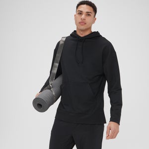 Мужское худи-пуловер из мягкой ткани MP Training — Черное