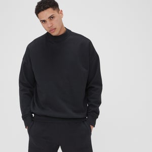 MP vīriešu džemperis ar apļveida kakla izgriezumu “Adapt” — Melns