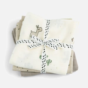 Done by Deer Burp Cloth - Lalee Sand (3 Pack)
