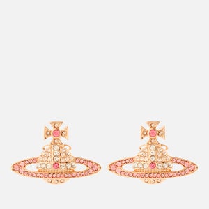 Vivienne Westwood Women's Kika Earrings - Pink Gold/Gold Quartz/Light Rose/Crystal/Rose
