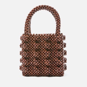 Shrimps Antonia Wooden-Beaded Tote Bag