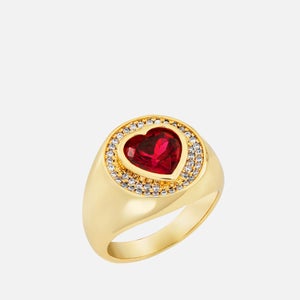 Celeste Starre Women's Queen Of Hearts Ring - Gold