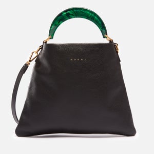 Marni Venice Small Resin and Textured-Leather Tote Bag