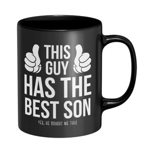 This Guy Has The Best Son Mug - Black