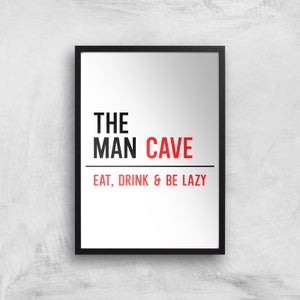 The Man Cave Giclee Art Print
