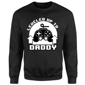 Daddy Level Up Sweatshirt - Black