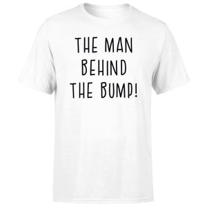 The Man Behind The Bump! Men's T-Shirt - White