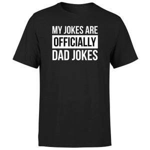 Jokes Are Officially Dad Jokes Men's T-Shirt - Black