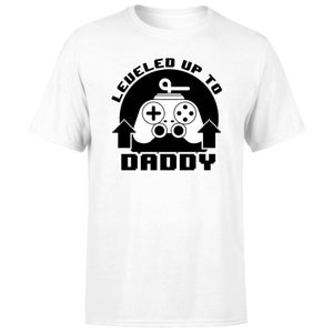 Leveled Up To Daddy Men's T-Shirt - White