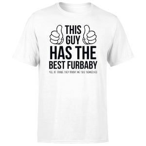 This Guy Has The Best Furbaby Men's T-Shirt - White