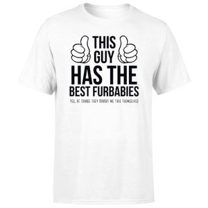 This Guy Has The Best Furbabies Men's T-Shirt - White
