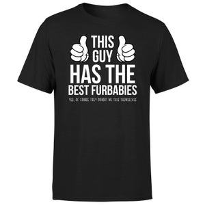 This Guy Has The Best Furbabies Yes They Brought Me This Men's T-Shirt - Black