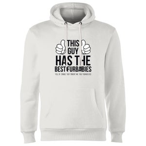 This Guy Has The Best Furbabies Hoodie - White