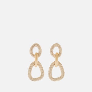 Cult Gaia Reyes Gold-Tone and Crystal Earrings