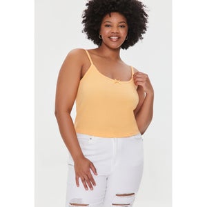 Plus Size Bow Cropped Cami