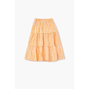 Girls Gingham Maxi Skirt (Kids)