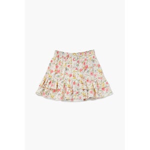 Girls Floral Flounce Skirt (Kids)