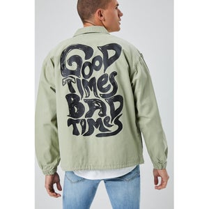 Good Times Bad Times Graphic Coach Jacket
