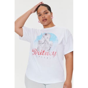Plus Size Britney Spears Graphic Tee
