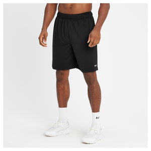 Pantaloni scurți de antrenament MP cu cusătură interioară de 23 cm pentru bărbați - Negru