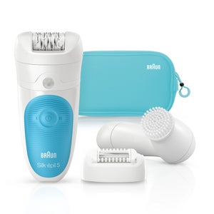 Braun Silk-épil 5 5/545 GS Epilator in weiß/blau
