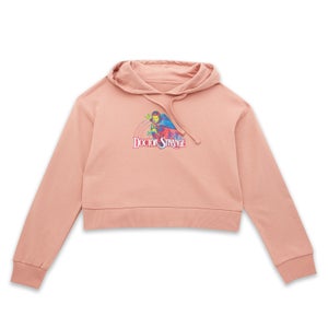 Marvel Dr Strange Psych Women's Cropped Hoodie - Dusty Pink