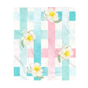 Summer Bloom Fleece Blanket