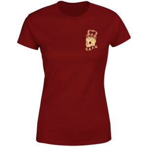 God Save The Queen Women's T-Shirt - Burgundy