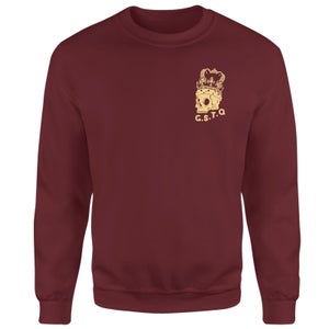 God Save The Queen Sweatshirt - Burgundy