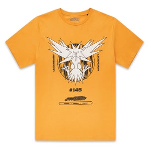 Pokémon Zapdos Legendary Unisex T-Shirt - Mustard