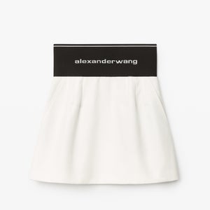 Alexander Wang Women's Mini Skirt - White