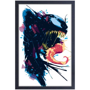 Marvel Venom Splat Framed Art Print