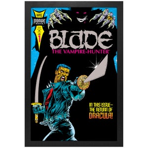 Marvel Blade the Vampire-Hunter Framed Art Print