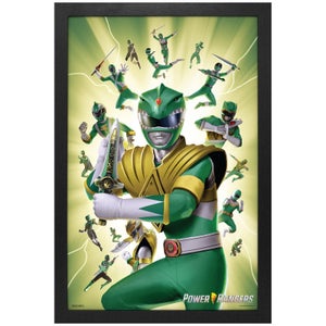 Power Rangers Green Ranger Framed Art Print