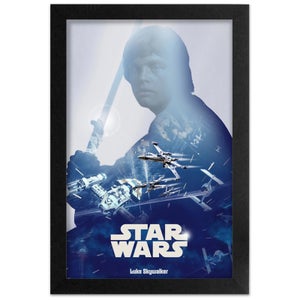 Star Wars Luke Skywalker Framed Art Print