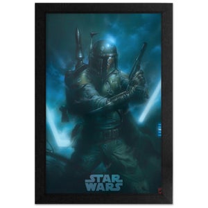 Star Wars Bounty Acquired By Lucas Durham Lithograph Framed Art Print