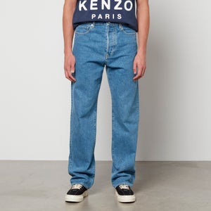 KENZO Asagao Stone-Washed Cotton-Denim Jeans