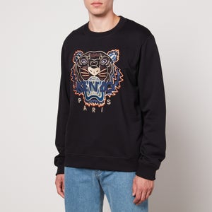 KENZO Tiger Embroidered Cotton-Jersey Sweatshirt