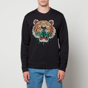 KENZO Cross-Stitch Tiger Cotton-Jersey Sweatshirt