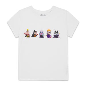 Disney All Villains Women's T-Shirt - White