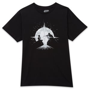 T-shirt Star Wars Homme Saber Silhouette Fight - Noir