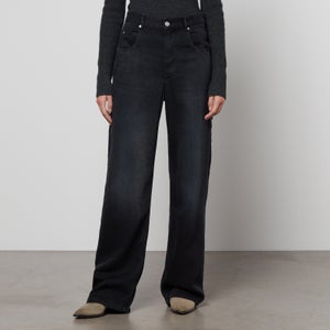 Isabel Marant Women's Paryama Wide Leg Jeans - Faded Black