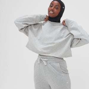 MP Composure Cropped Sweatshirt til kvinder – Grey Marl