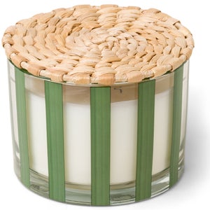 Paddywax Misted Lime Striped Candle