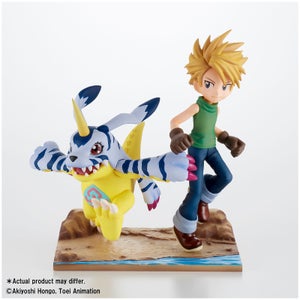 Digimon Adventure DXF Adventure Archives Yamato & Gabumon Statue