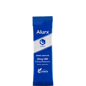Alurx CBD Drink Additive with Melatonin Powder - Vanilla (7 Count)