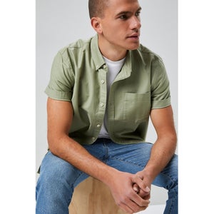 Pocket Button-Front Shirt