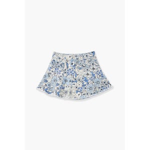 Girls Floral Denim Skirt (Kids)