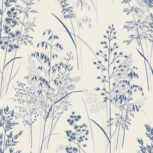 Next Leaf Sprigs Blue Wallpaper