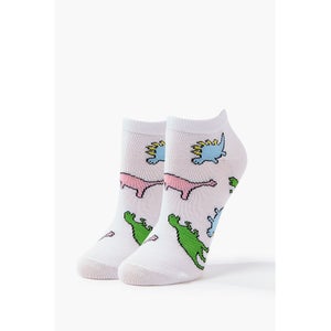 Dinosaur Print Ankle Socks